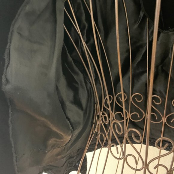 Vintage Black Velvet Whimsigoth Top Marie-Claire 1990s Made in Canada - Picture 8 of 9